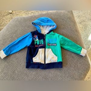 Boboli sweatshirt, removable hood, 4T